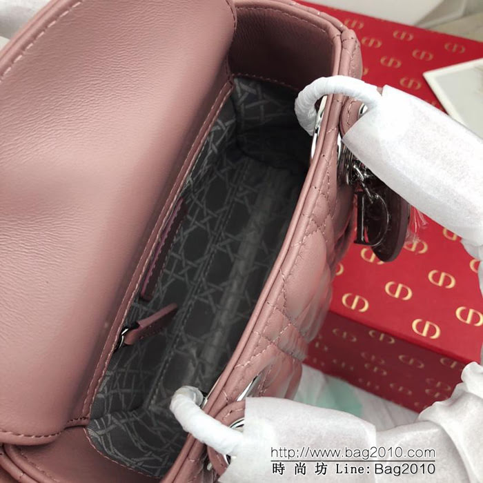 DIOR迪奧 原單系列 Dior Mini戴妃新升級 全新鏈條款 鏈條手提斜挎包  zdo1254